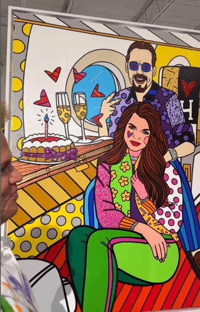 El regalo de aniversario de Marc Anthony y Nadia Ferreira / Instagram
