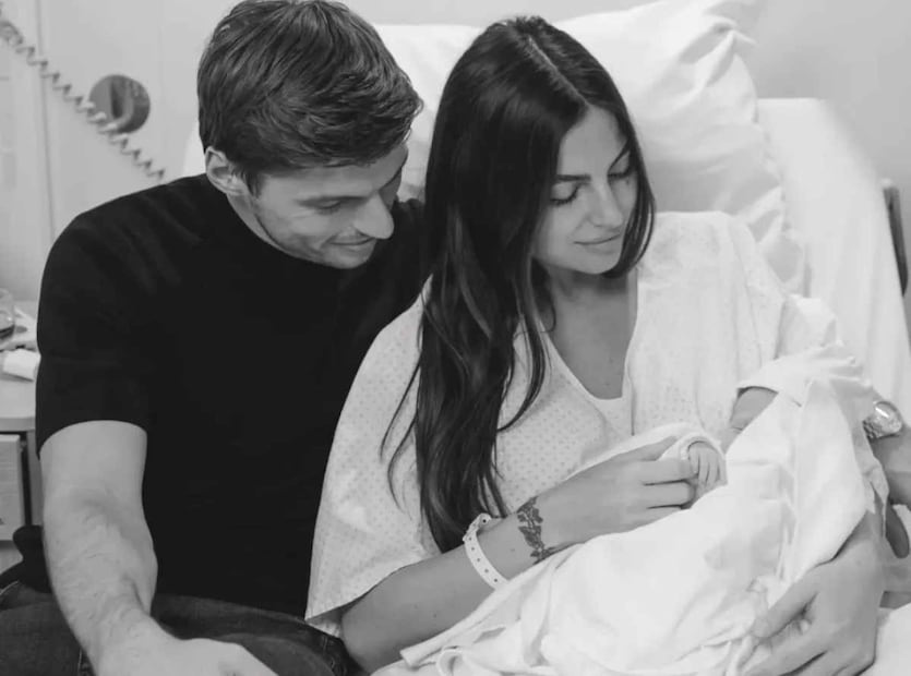 Max Verstappen y Kelly Piquet recibieron a su hija Lily / Foto: Instagram @maxverstappen1