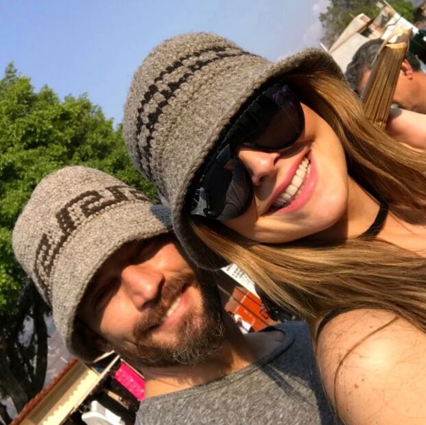 Marjorie de Sousa en su último mes de embarazo