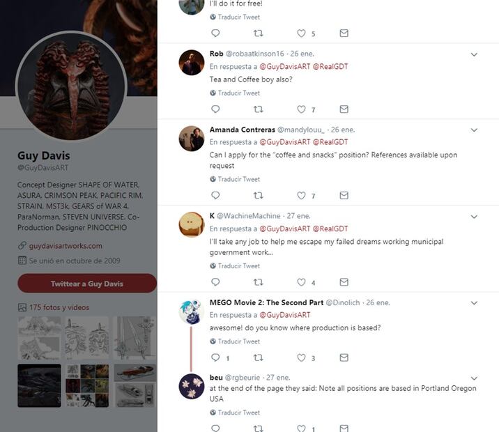 Guillermo del Toro ofrece trabajo con visa incluida