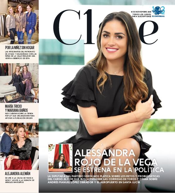Alessandra Rojo de la Vega se estrena como legisladora