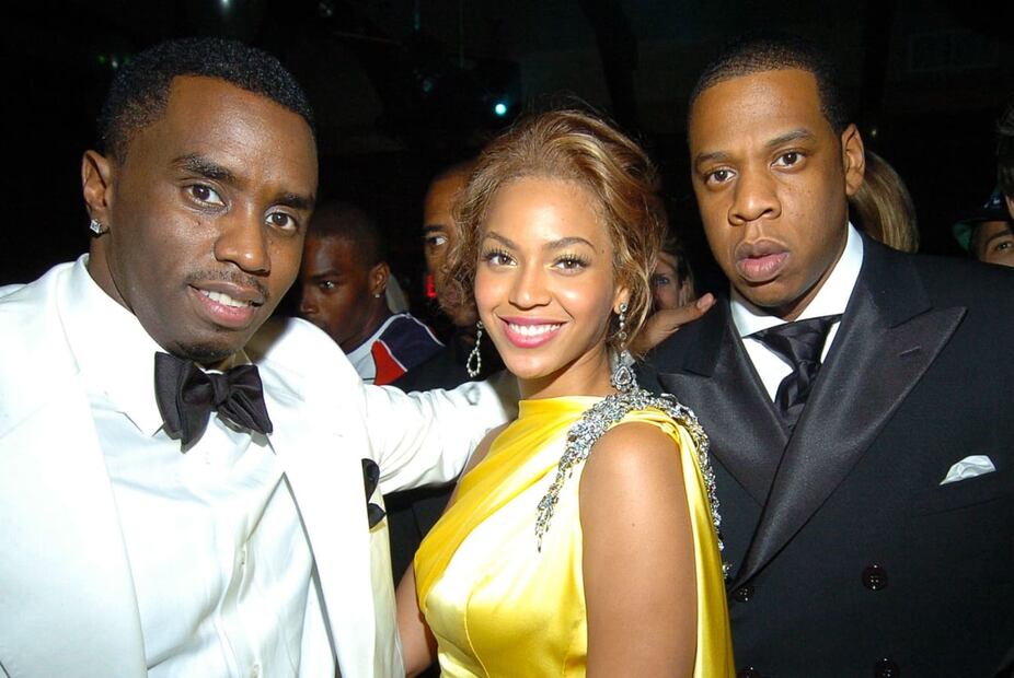P. Diddy con Jay- Z y Beyoncé / Foto: Getty Images