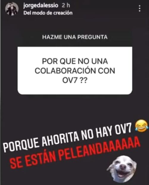 Jorge D'Alessio aclara lo que dijo del pleito entre los OV7