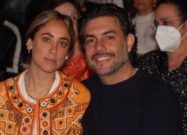 Jesús Sesma y Marcela Colokuris asisten juntos al estreno de Broadway in the Park