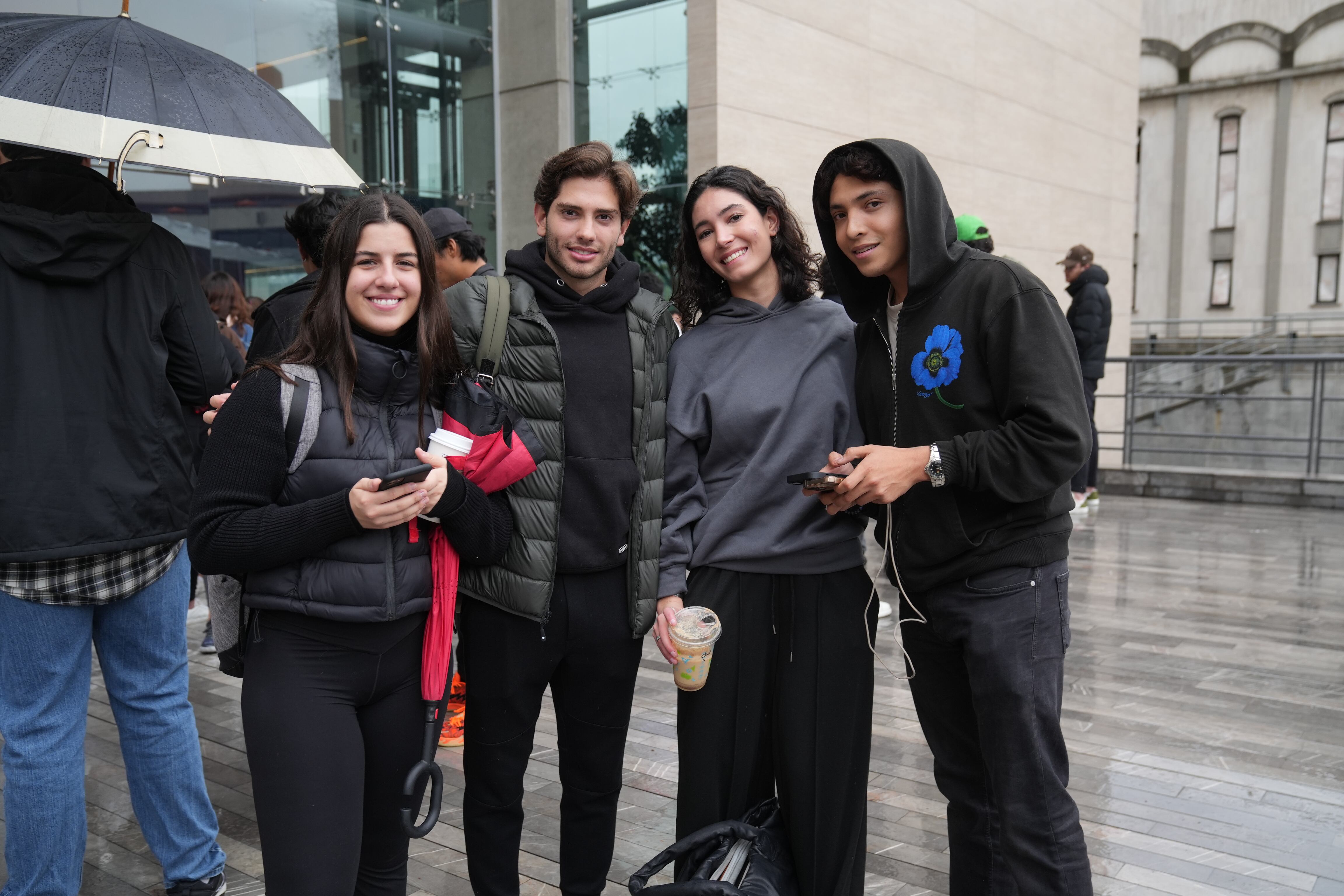 Sofía Vázquez, Patricio Ruiz, Isabella Hernández y Santiago Manrique. (Foto: Leonardo Gómez)