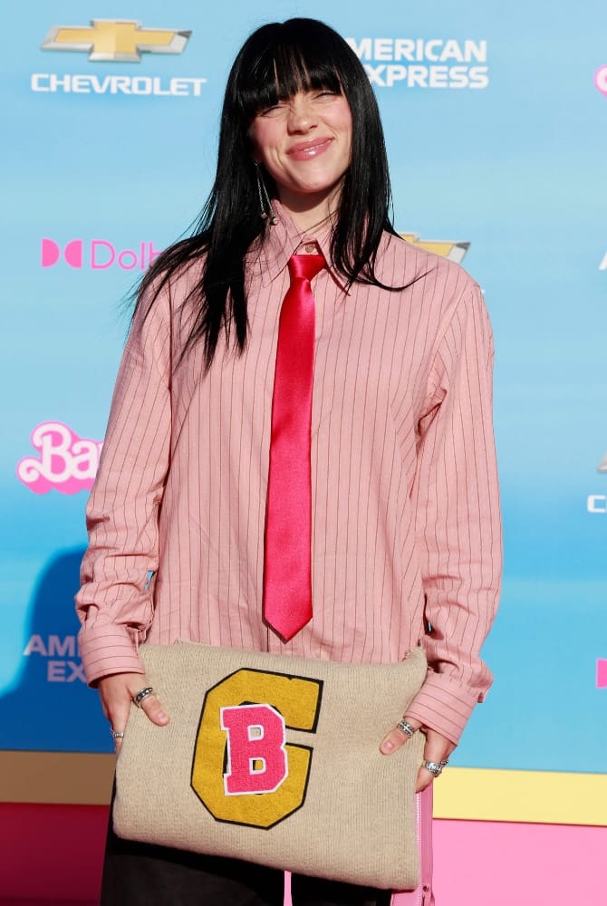 Billie Eilish en el estreno de la película "Barbie" en Los Ángeles / AP