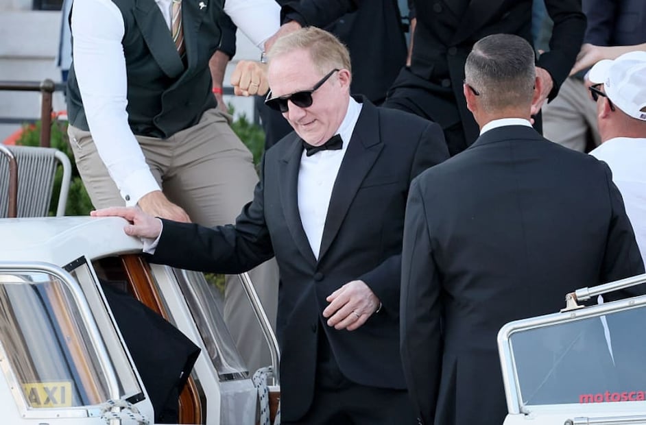François-Henri Pinault, esposo de Salma Hayek, previo a la boda de Jeff Bezos / Foto: Getty Images