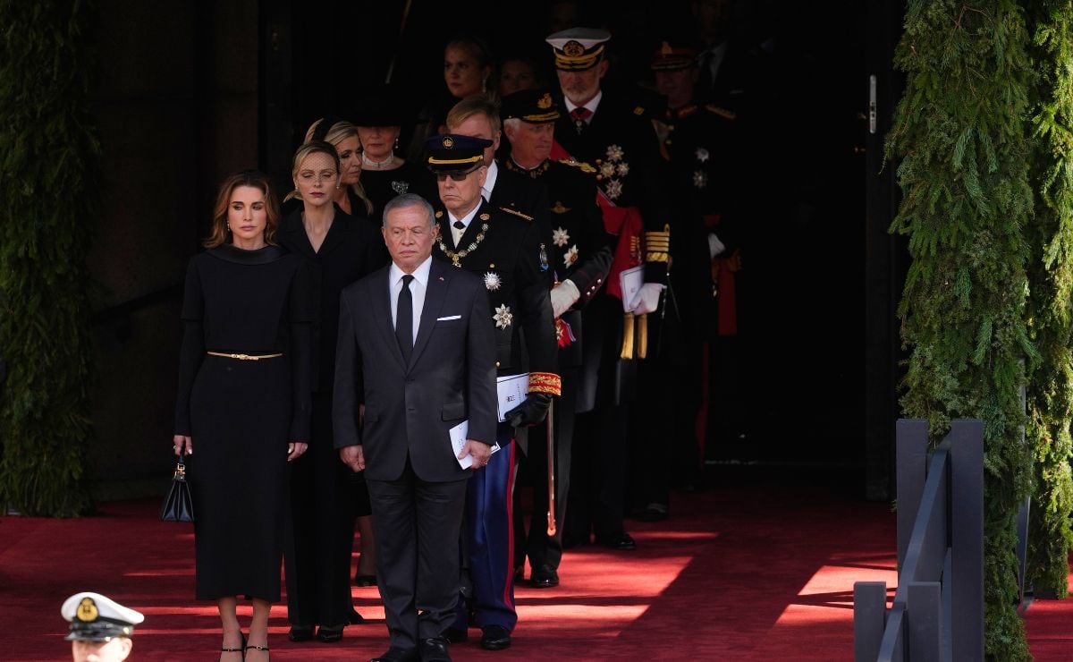 Los royals que asistieron al funeral del rey Harald V de Noruega. (Foto: Especial)
