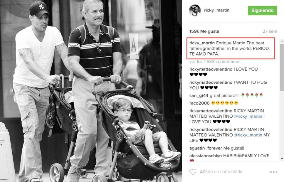 El papá de Ricky Martin continúa grave por derrame cerebral