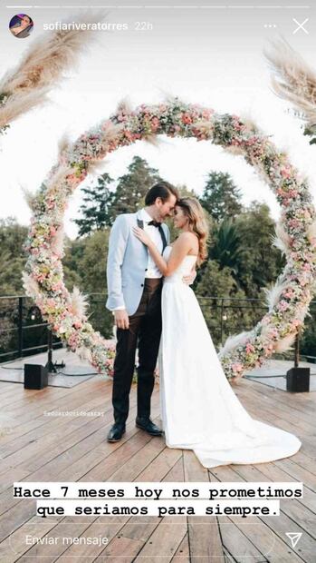 Eduardo Videgaray y Sofía Rivera Torres celebran 7 meses de matrimonio