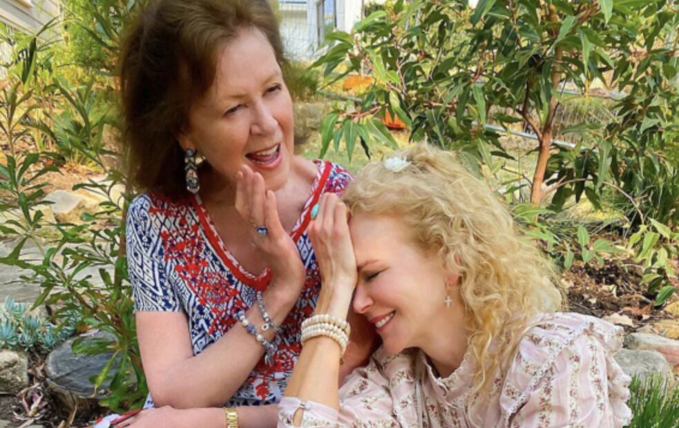 Nicole Kidman y su mamá llevaban una relación entrañable / Foto: Instagram