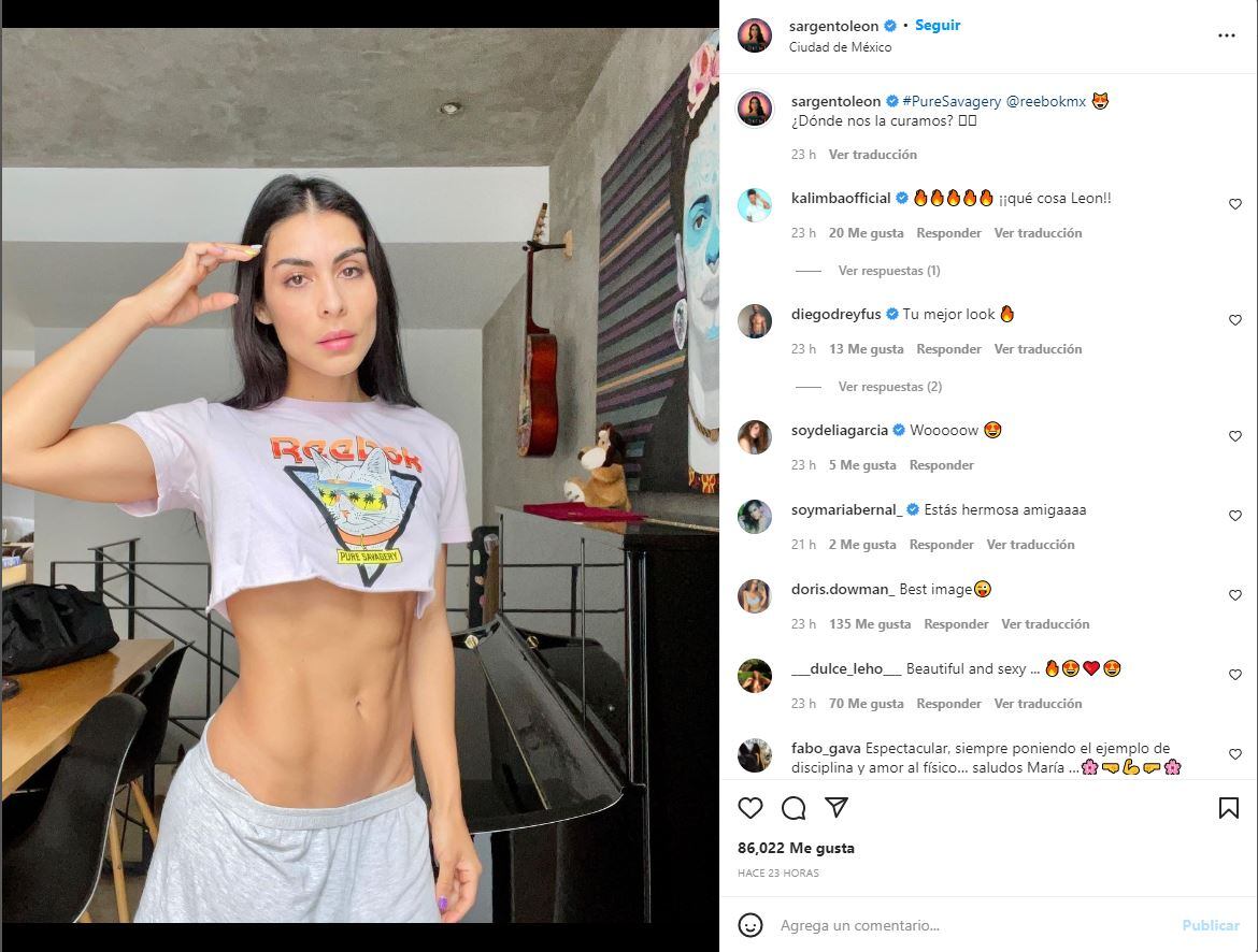 María León impacta con su abdomen de acero y baile de Rosalía