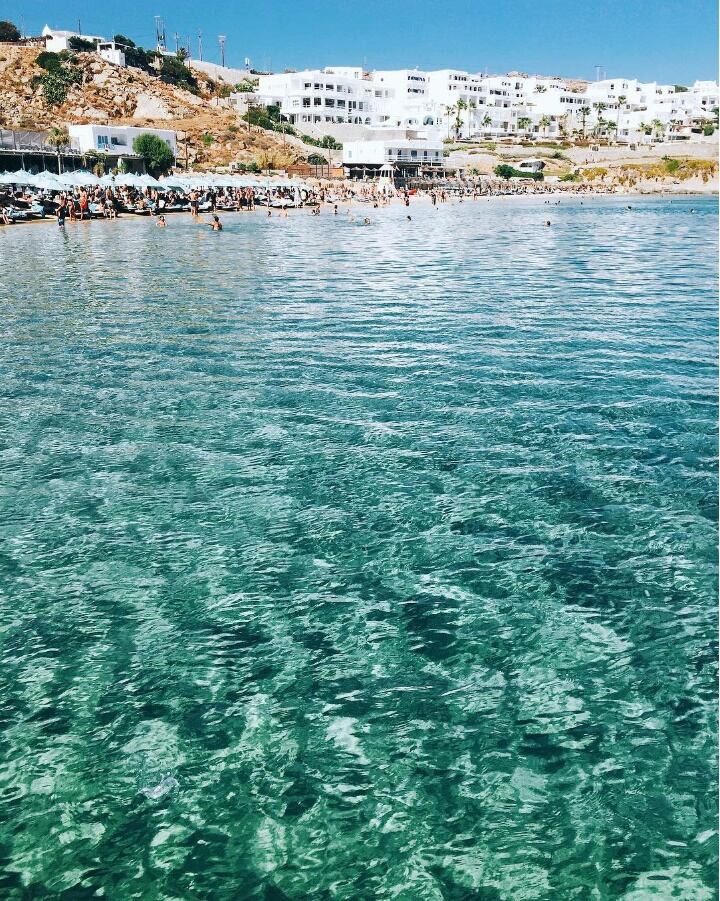 Las vacaciones de Michelle Salas en Grecia