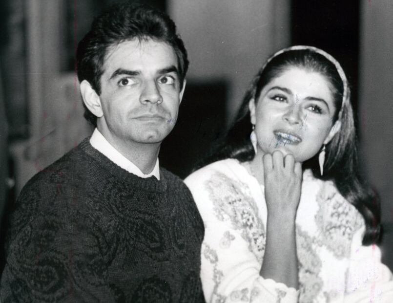 Eugenio Derbez y Victoria Ruffo en 1993 / Archivo El Universal