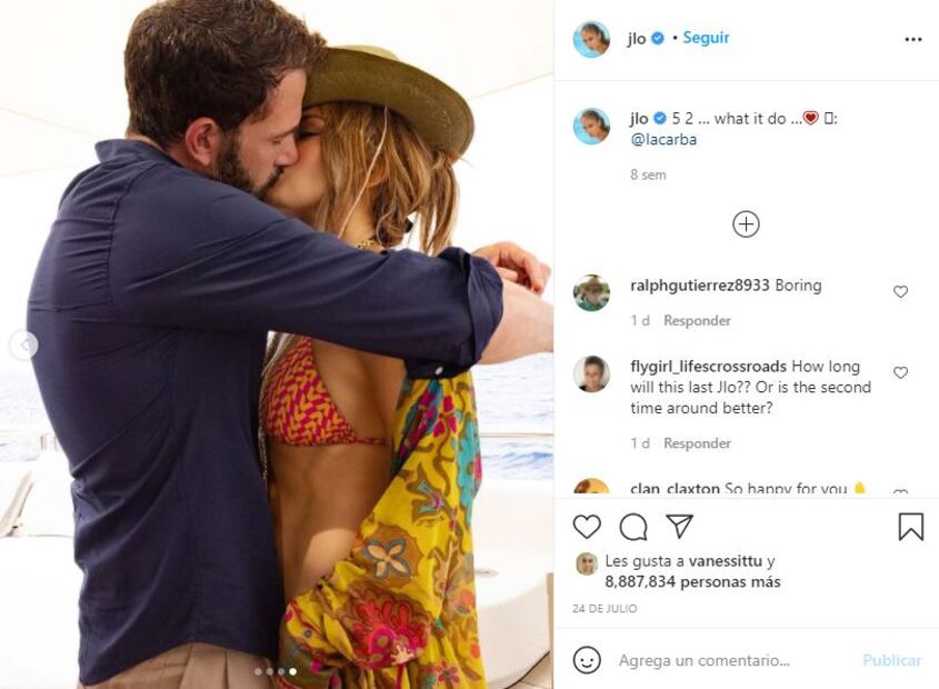 Ben Affleck habla por primera vez de su relación con Jennifer Lopez