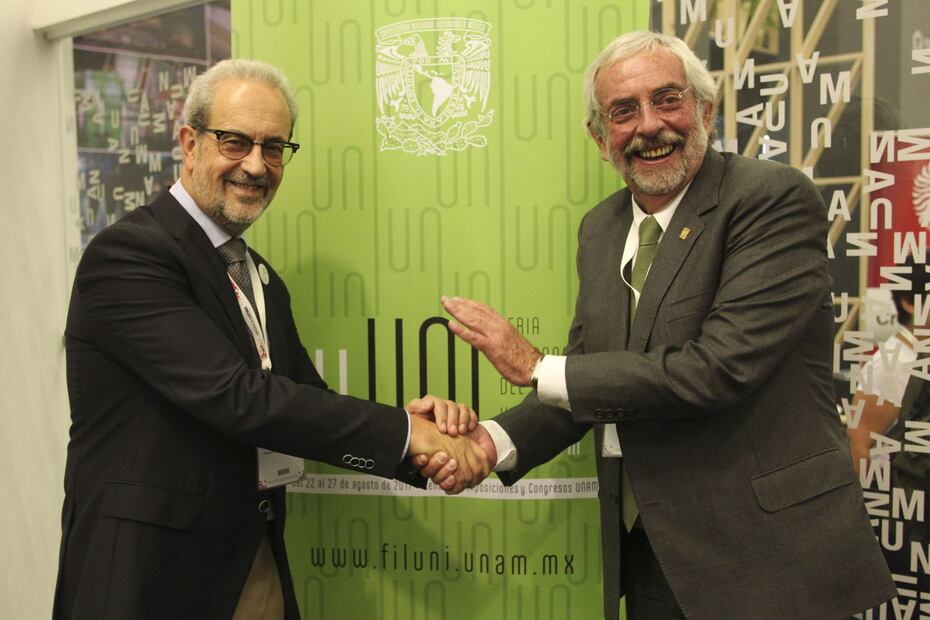 Él es Enrique Luis Graue Wiechers, rector de la UNAM