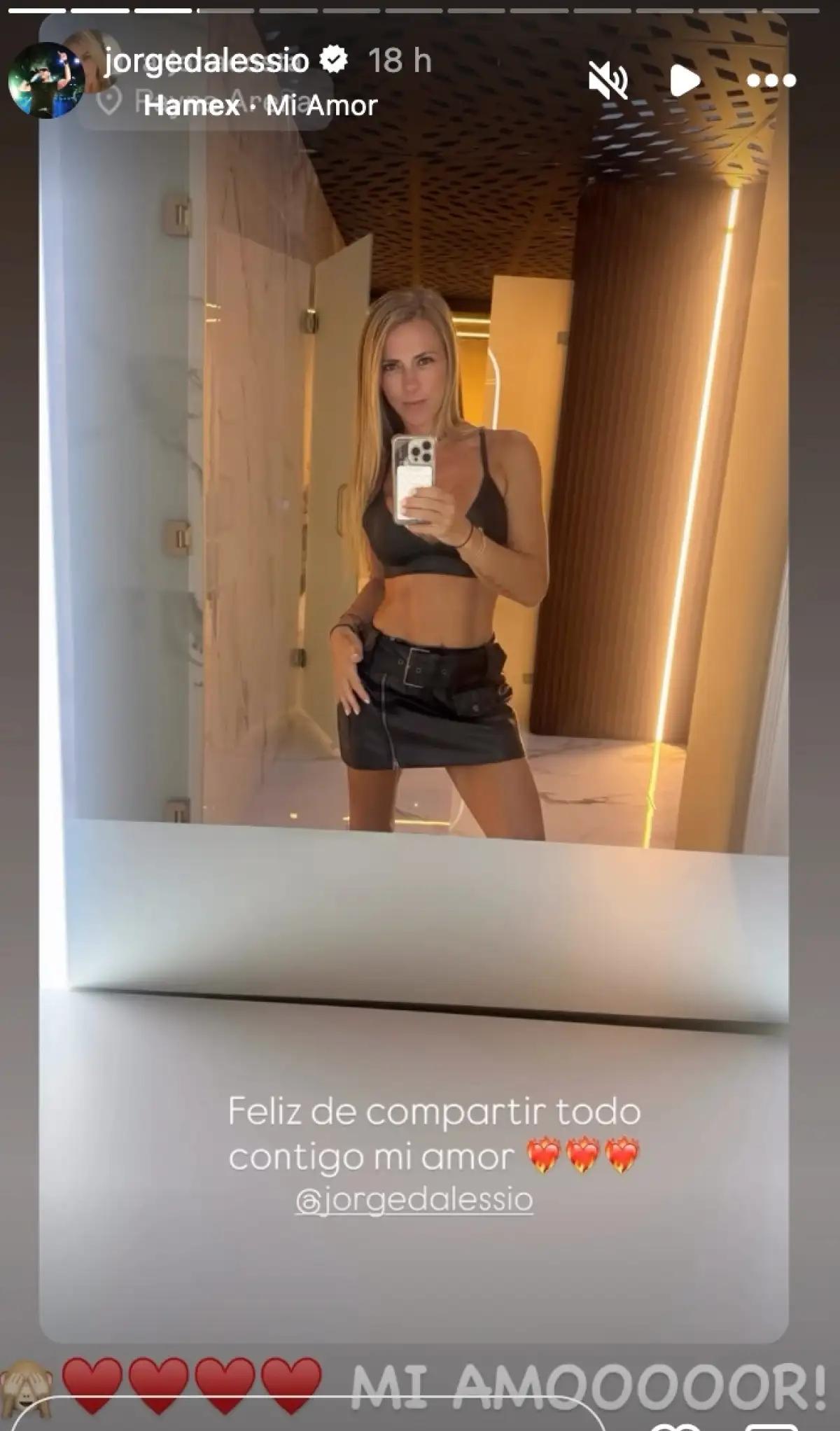 Jorge D'Alessio presumió a su nueva novia (Foto: Instagram)
