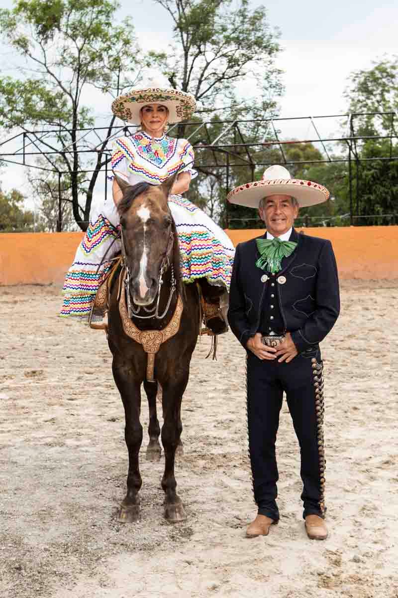 La familia Goñi Rojo y su mexicanísima tradición charra