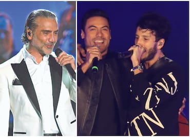 Alejandro Fernández, Carlos Rivera y Sebastián Yatra en duelo de bíceps
