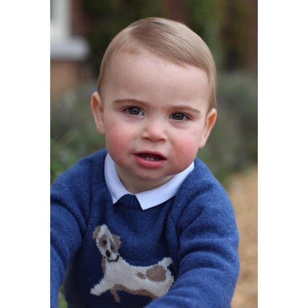 Nuevas y tiernas fotografías del príncipe Louis, hijo de William y Kate Middleton 
