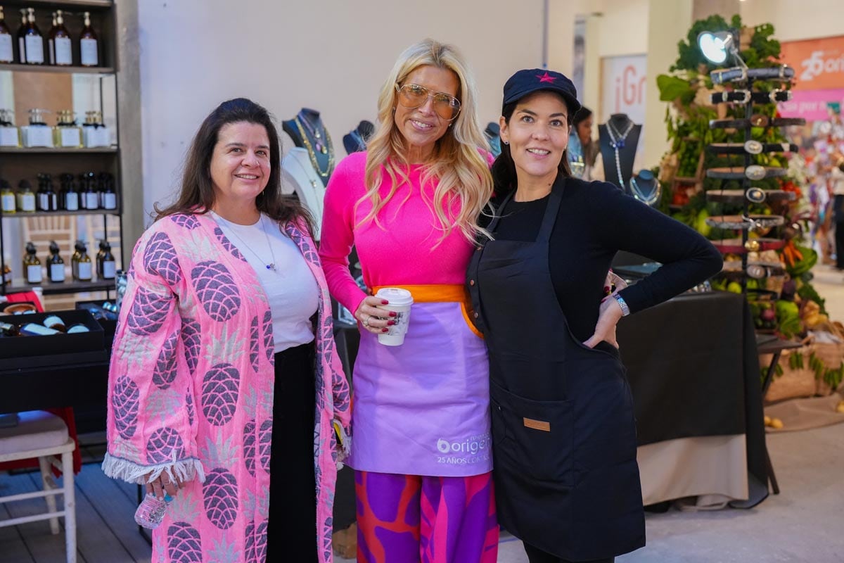 Caty Abitbol, Beatriz Pasquel y Nina Olimón. (Foto: Leonardo Gómez)