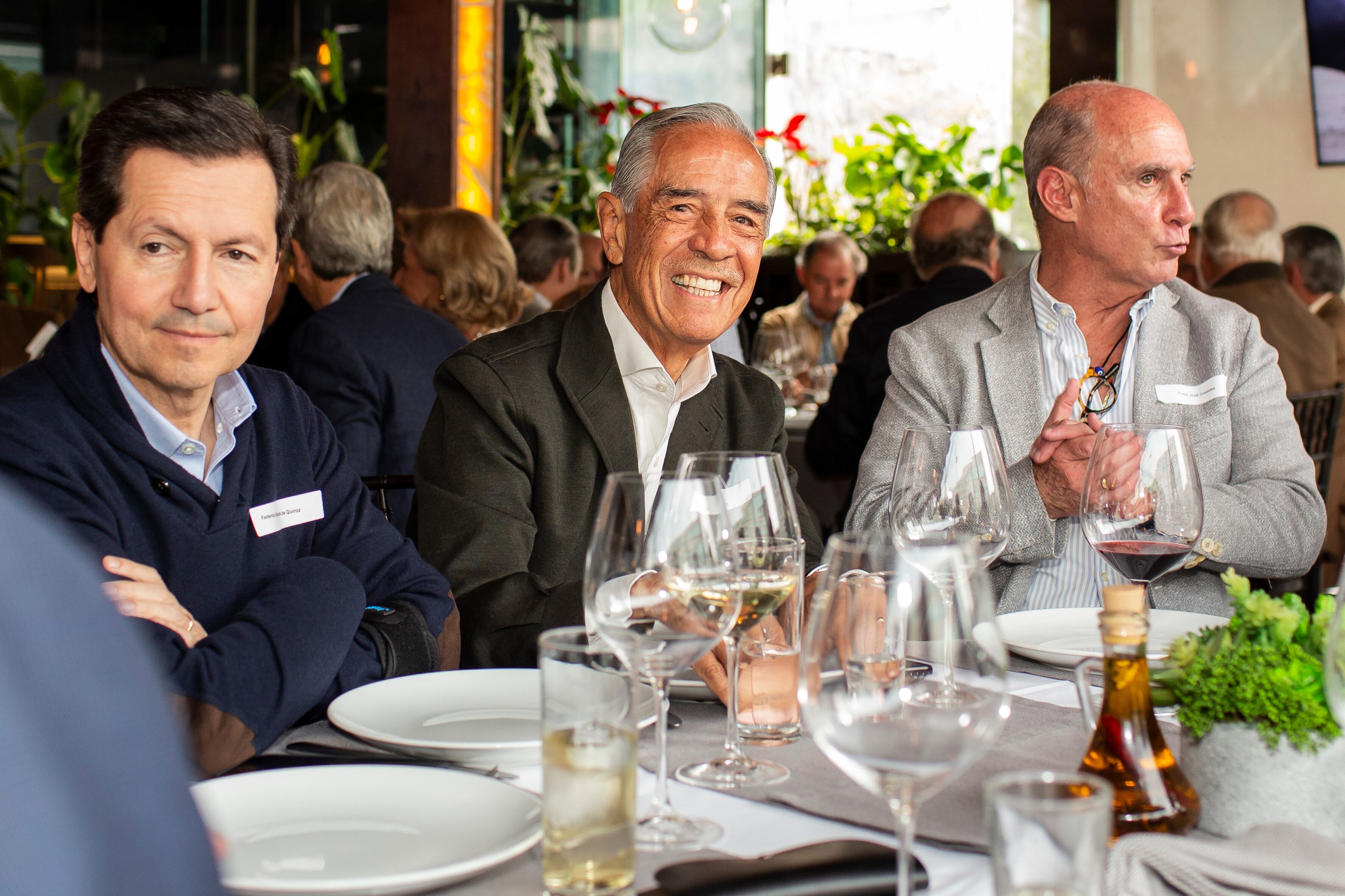 Federico Bernaldo de Quiros, Luis Domenzain y Pedro Costales. (Foto: Esteban Torreblanca)