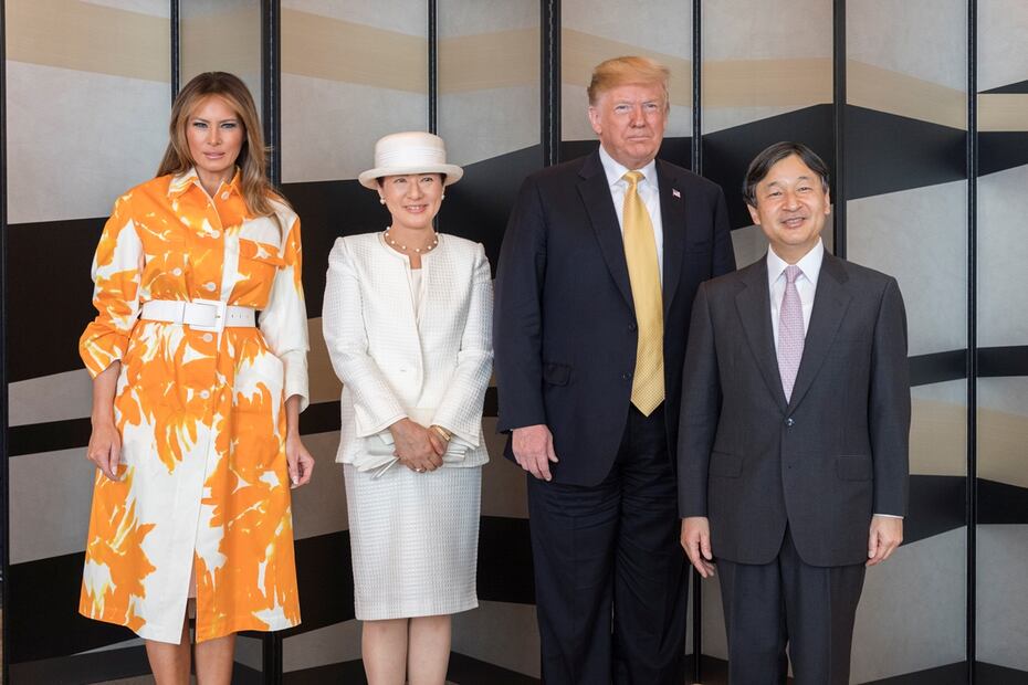 Una nueva luz brilla para la emperatriz Masako: fue la estrella en reunión con Donald y Melania Trump
