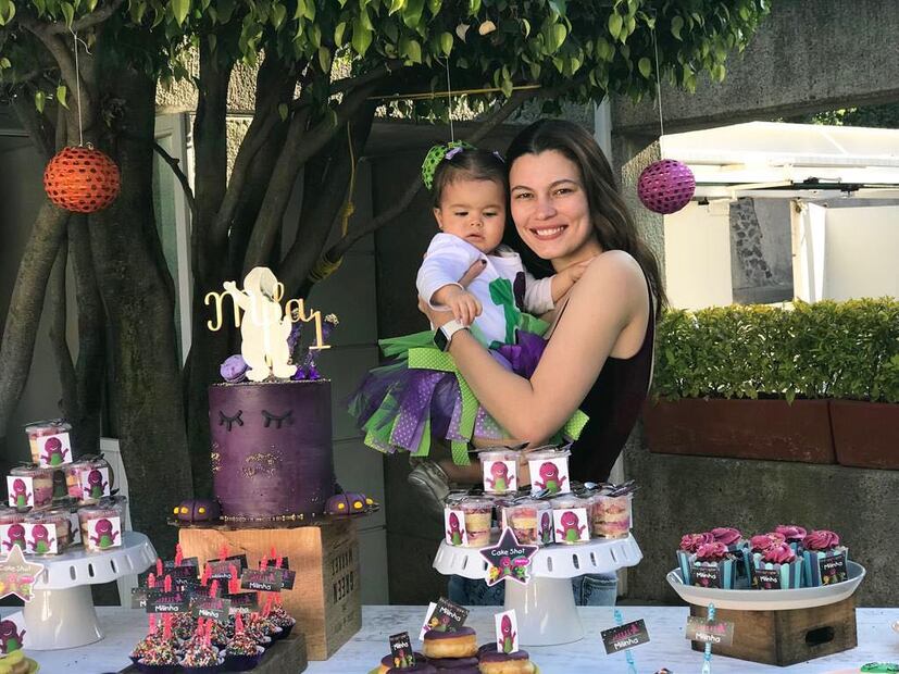 Fotos. Mira cómo ha crecido la pequeña Mila Mayer Subtil, hija de Sergio Mayer Mori