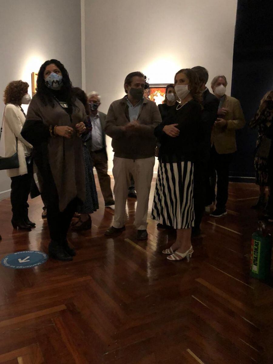 Beatriz Gutiérrez Müller inaugura exposición de Modigliani  