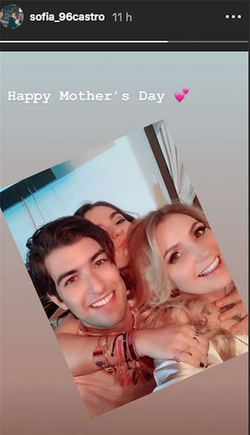 Angélica Rivera festejó el Día de las Madres con Juan Pablo Gil, novio de Sofía Castro