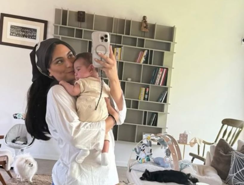 Ana Brenda Contreras y su bebé Aria / Foto: Instagram @anabreco