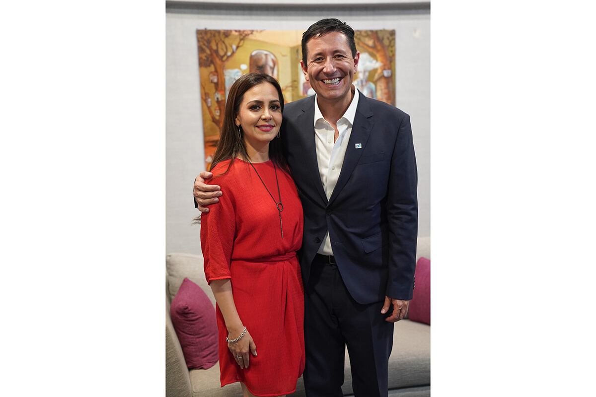 Rebeca Silva y Juan Manuel Chaparro. (Foto: Héptor Arjona)