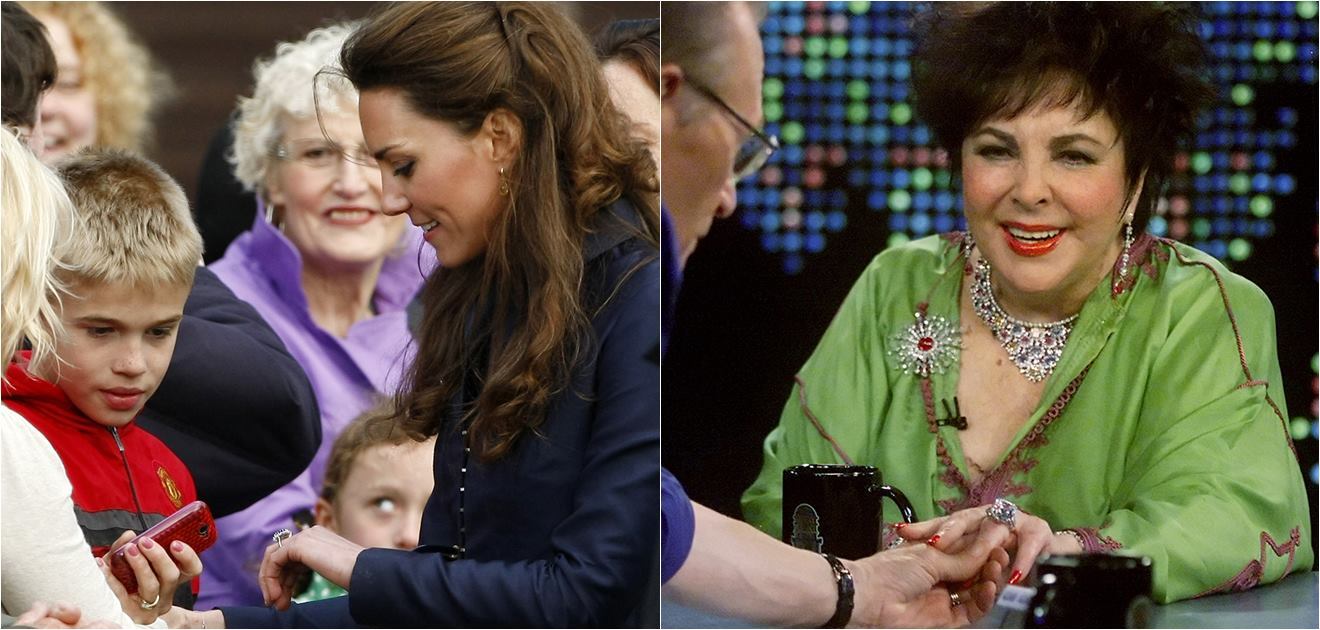<p>El anillo de Kate Middleton fue replicado en el Reino Unido para los fanáticos de la realeza y el de Elizabeth Taylor es uno de los más grandes del mundo. <strong>(FOTO: Archivo)</strong></p>
