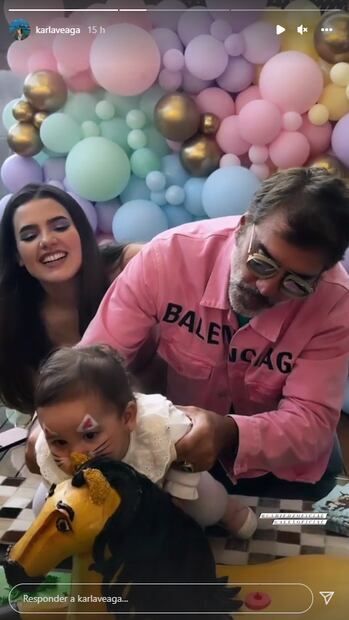 Alejandro Fernández y familia celebran en GRANDE a Cayetana, bisnieta de don Vicente 