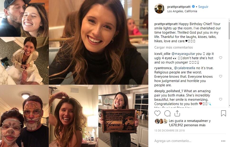 Chris Pratt y la hija de Arnold Schwarzenegger, anuncian su compromiso 