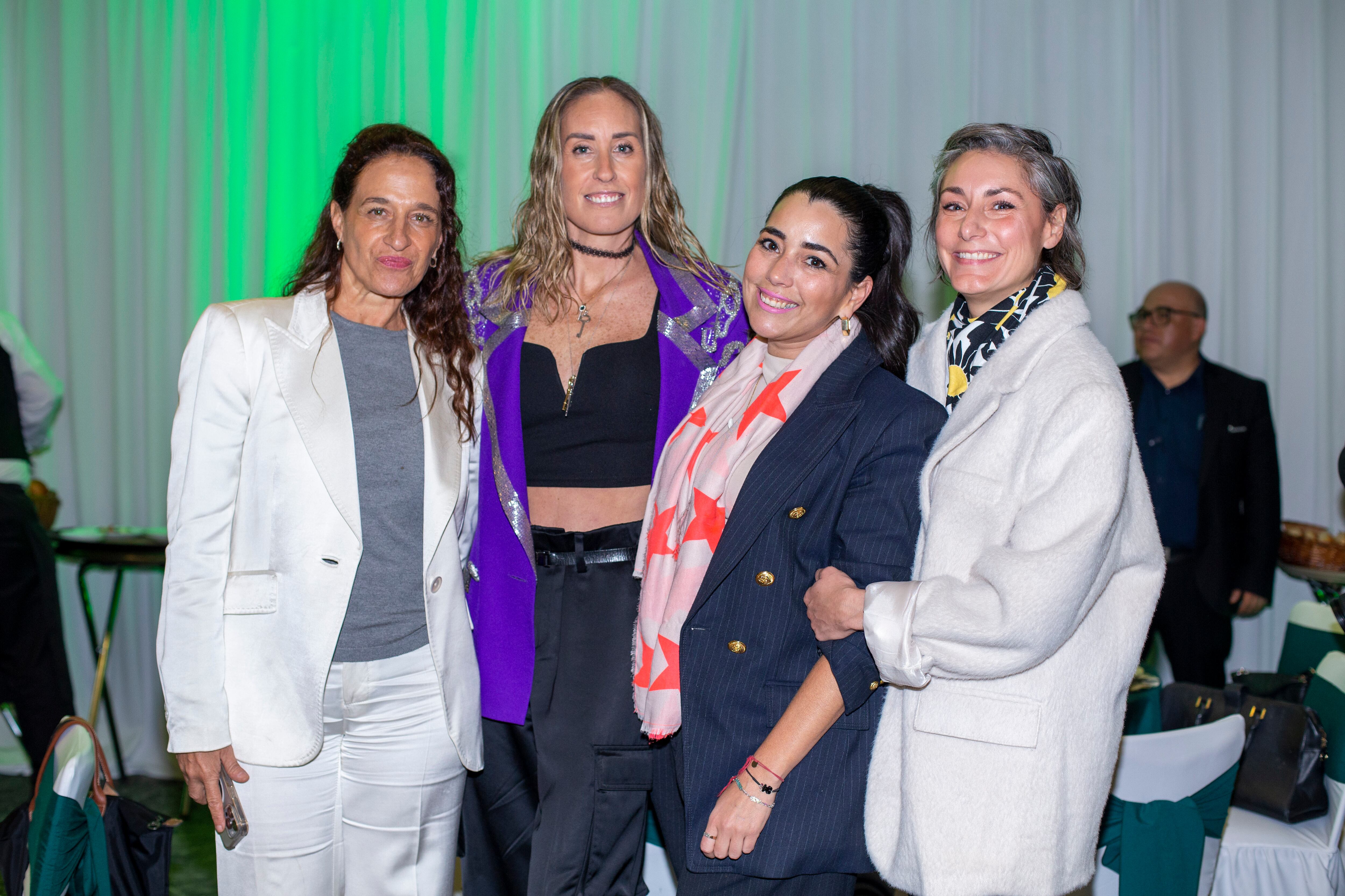 Mariana Braun, Alicia Moreno, Karla Sarti y Paulina Gómez. (Foto: Edgar Silva Fuentes S.)