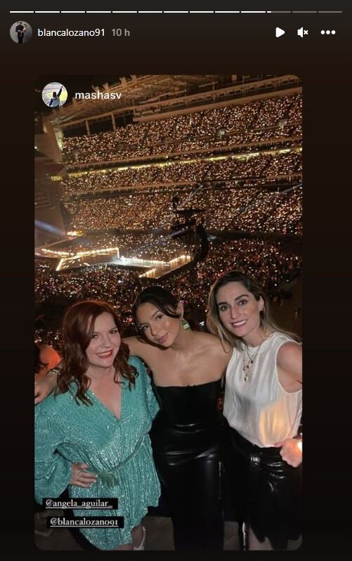 Leonardo y Ángela Aguilar disfrutan emocionados del reciente concierto de Taylor Swift