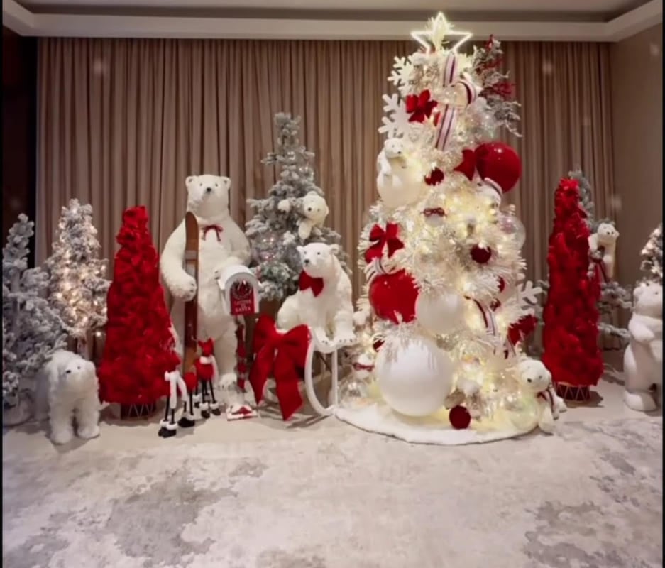 El árbol de navidad de Mariana Rodríguez Cantú 2025 / Foto: Instagram