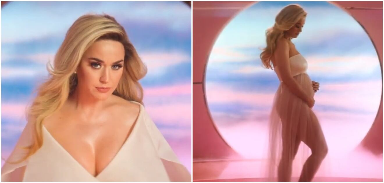 Katy Perry confirma embarazo en su nuevo video 'Never Worn White'