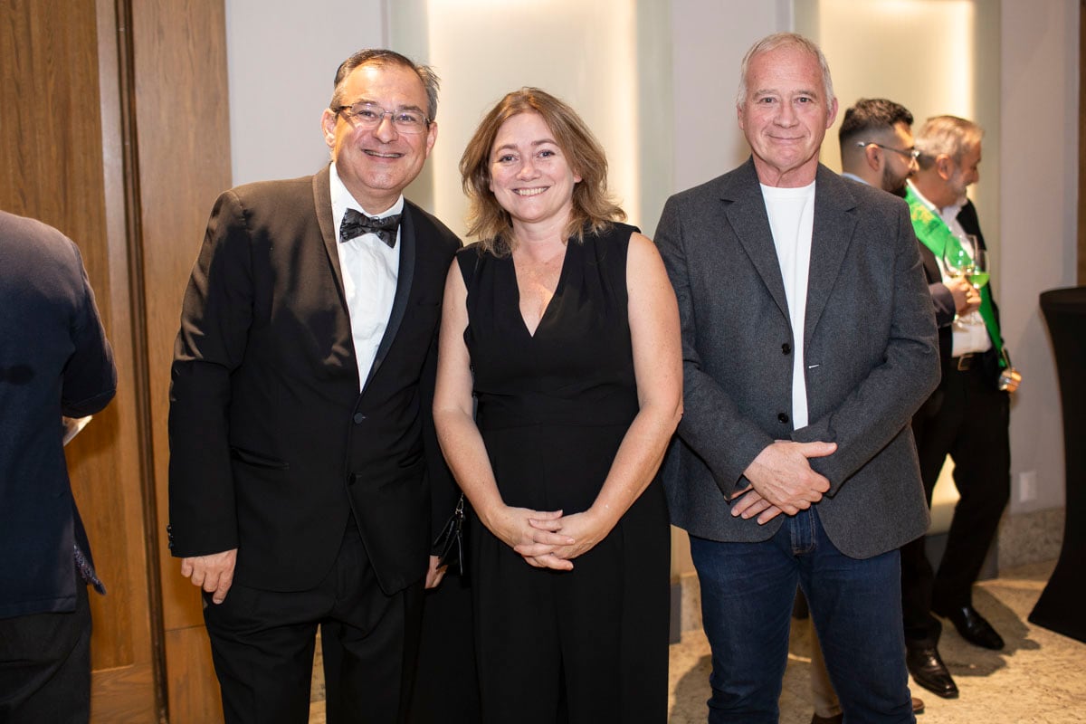 Vincent Perrin, Séverine Le Tutour y Eric Dary. (Foto: Esteban Torreblanca)