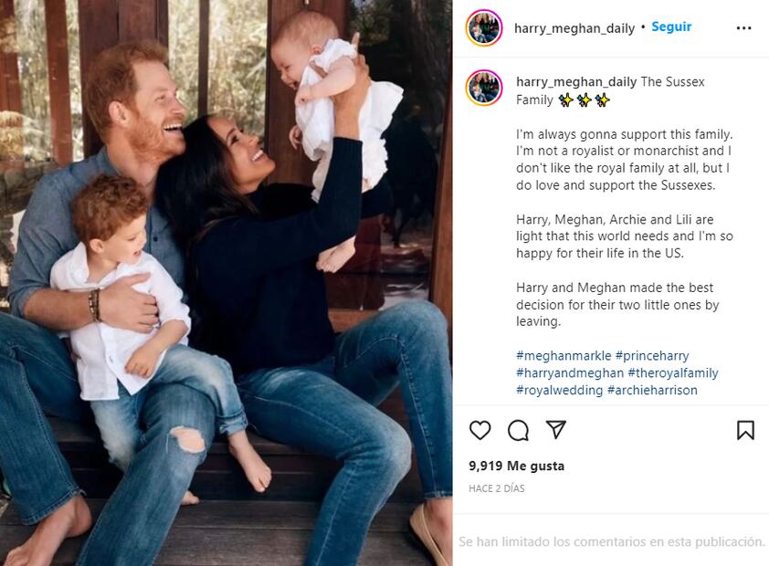 Los hijos de Harry y Meghan Markle serán príncipes pero no llevarán el tratamiento de Su Alteza Real