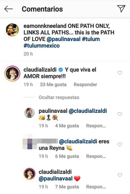 Claudia Lizaldi felicita a su exesposo Eamonn Kneeland, por su nueva relación 