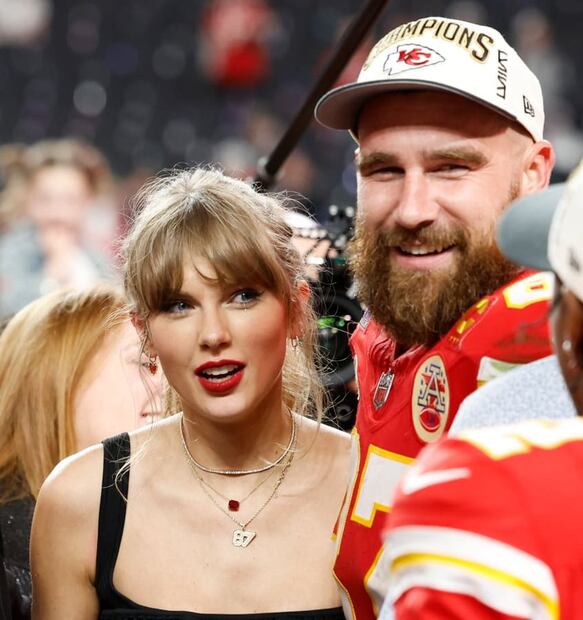 Taylor Swift y Travis Kelce en el Super Bowl 2024 /  EFE