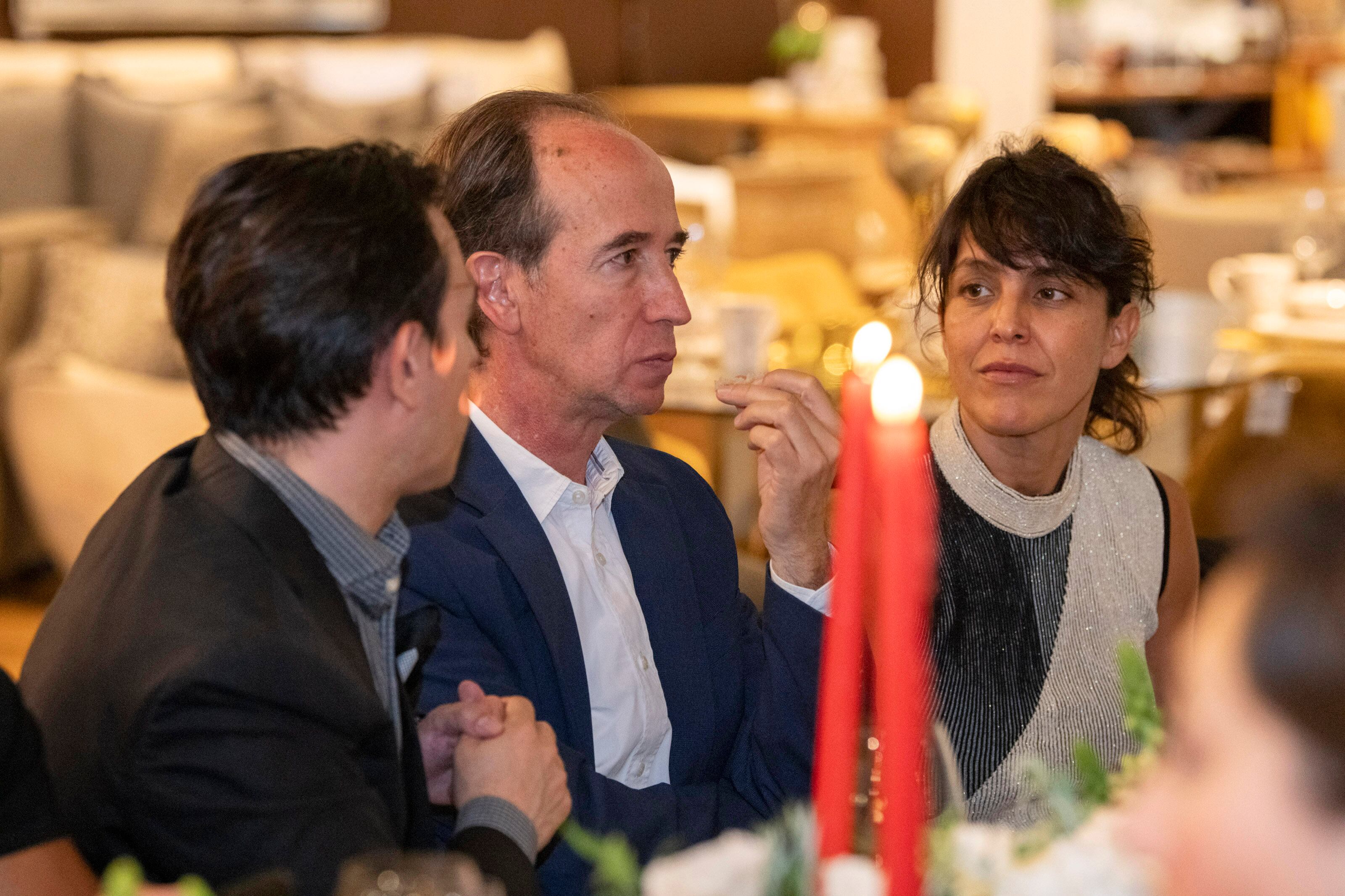 Christian Gress, Antonio Farré y Ela Alcántara. (Foto: Especial)