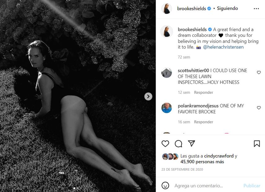 Brooke Shields posa braless a los 56 años: demuestra que para ser sexy no hay edad
