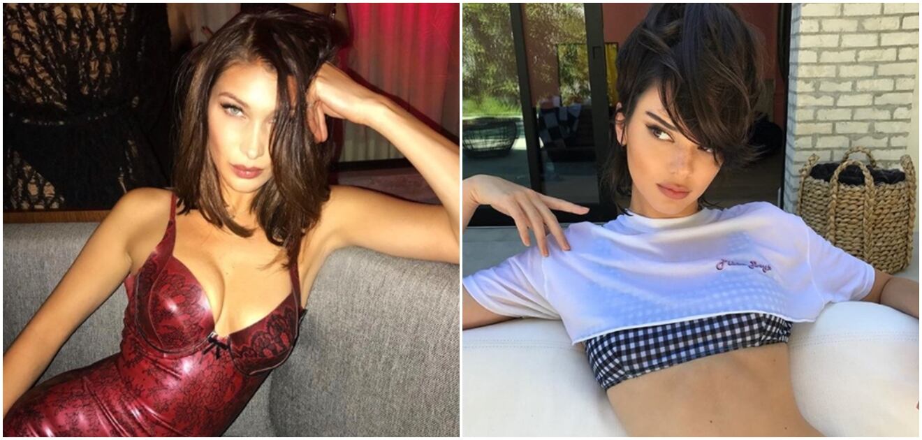 Bella Hadid y Kendall Jenner son dos de las modelos más famosas del momento (Fotos: Instagram)