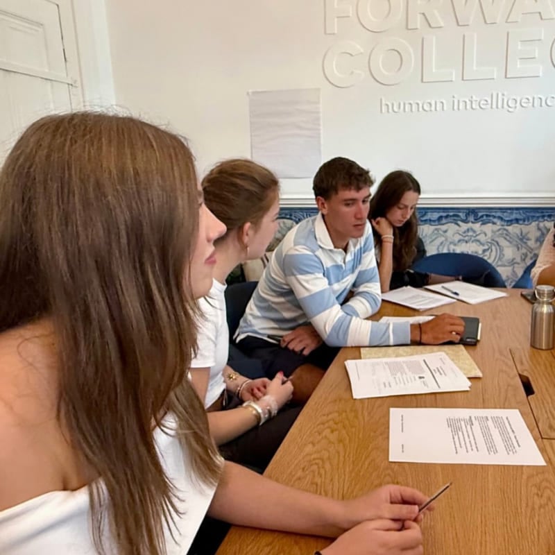 Infanta Sofía en Forward College /Foto: Especial @casarealdeespana