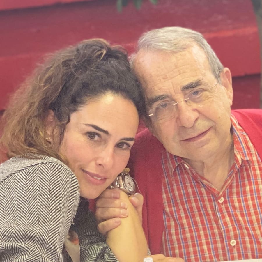 Ana Serradilla y su papá. (Foto: Instagram)