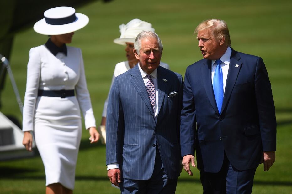 La reina Isabel II recibe a Donald Trump tras escándalo por Meghan Markle