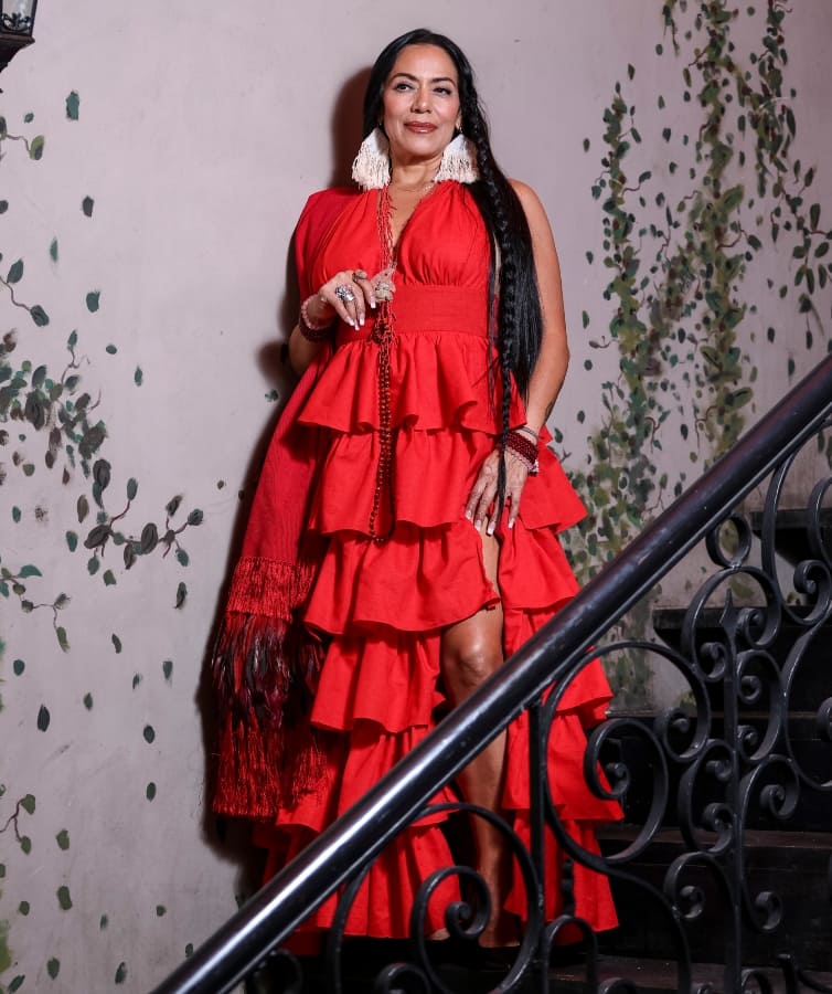 Lila Downs. (Foto: Esteban Torreblanca - Locación: Gran Cantina Filomeno)